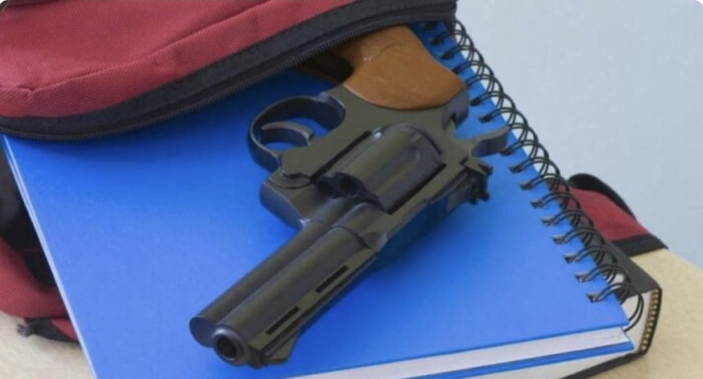 Alumno llevó un arma de fuego al colegio y le disparó a una compañera