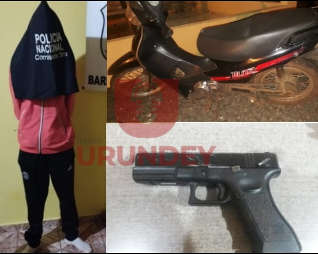 Menor de 14 años con antecedentes fue aprehendido por robo agravado