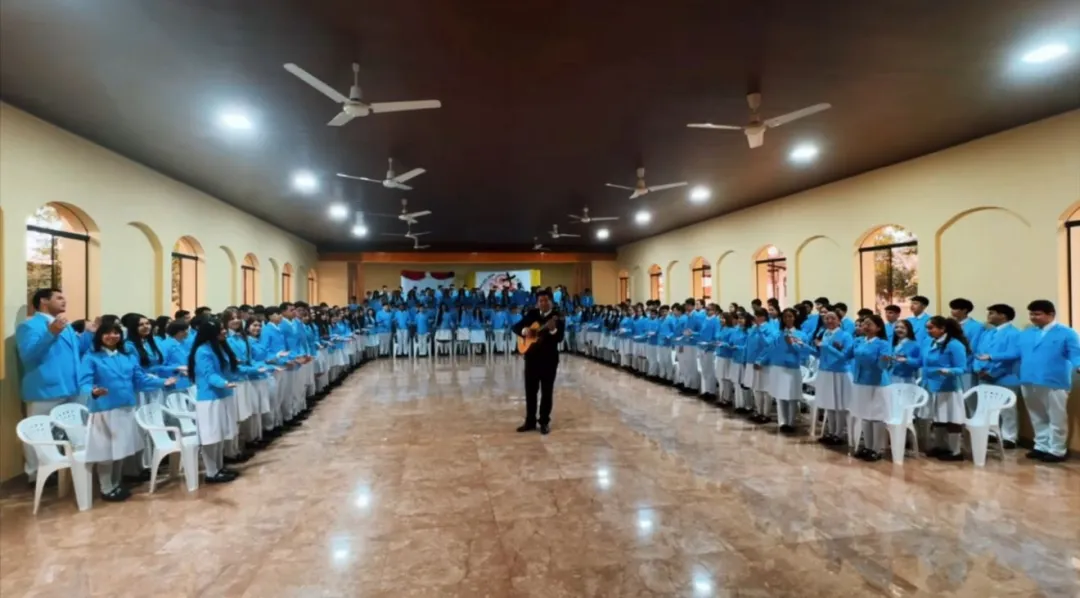 261 alumnos se unen para celebrar el centenario de la Guarania en Pedro Juan Caballero