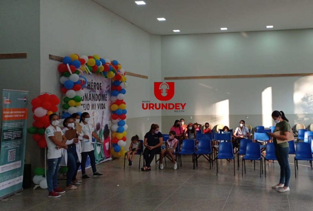 831 niños de Amambay fueron vacunados el lunes