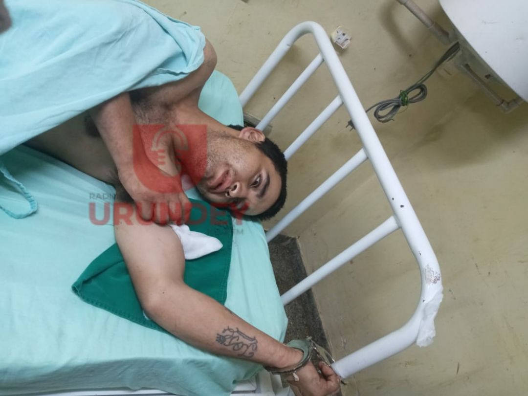 Joven con antecedentes sufrió corte en la lengua y en el brazo