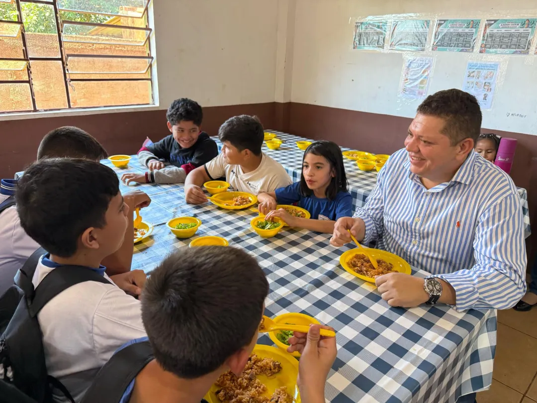 Lanzan el programa Hambre Cero en Amambay en la escuela Rebeca Fortunata Alen de PJC