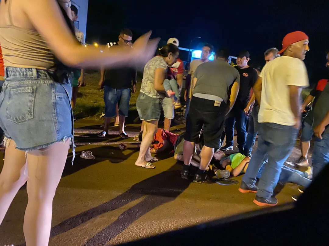 PJC: Choque de motocicletas sobre la ruta PY05 deja tres lesionados