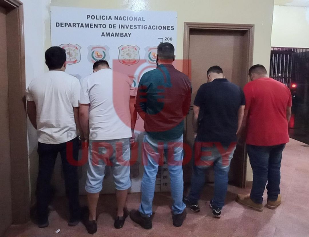 Juez dispuso prisión para cinco hombres presuntamente ligados al PCC