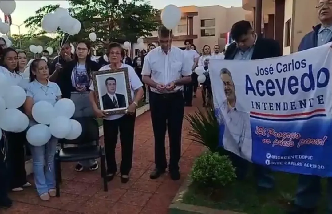 En un acto breve, homenajean al intendente José Carlos Acevedo a tres años de su muerte
