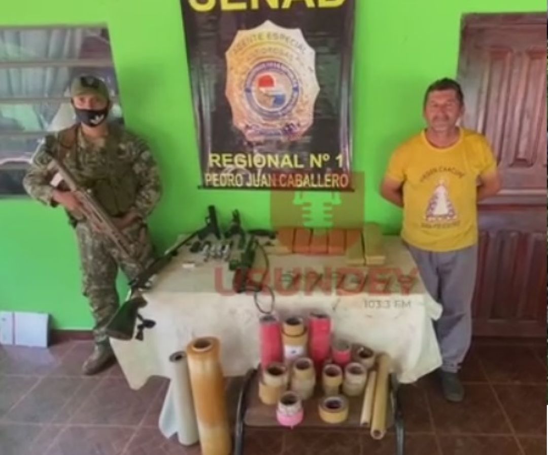 Senad allanó vivienda rural por venta de marihuana