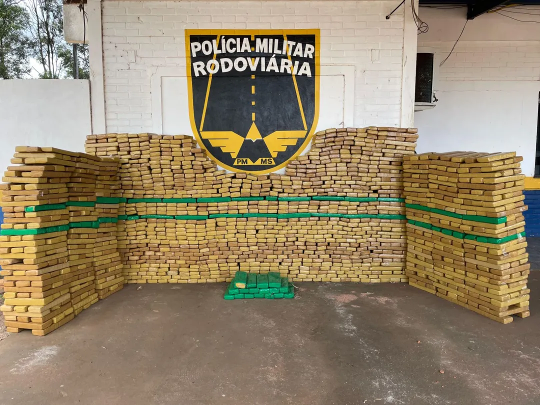 Policía brasileña detiene a una pareja con más de 1,5 toneladas de drogas en Ponta Porã