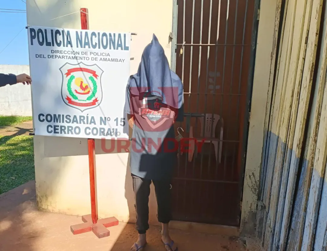 Joven es detenido por intento de hurto en una capilla en Pedro Juan Caballero