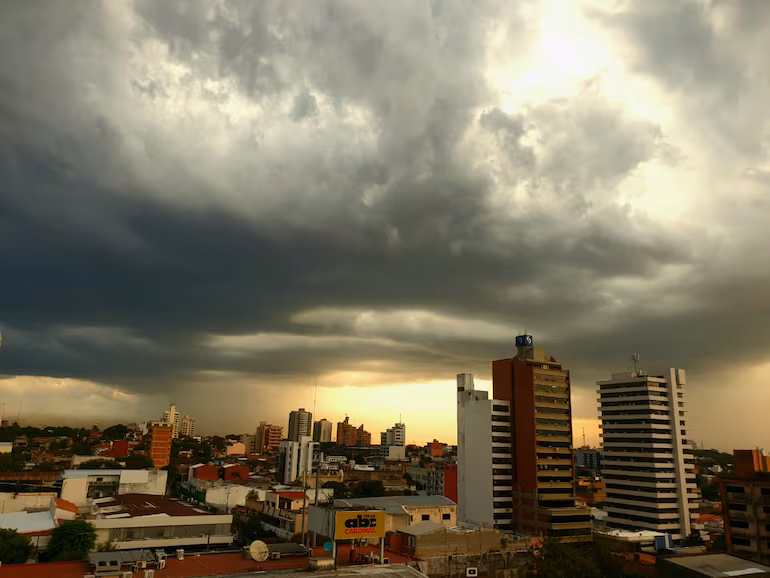 Meteorología: ¿dónde habrá lluvias y tormentas este fin de semana en Paraguay?