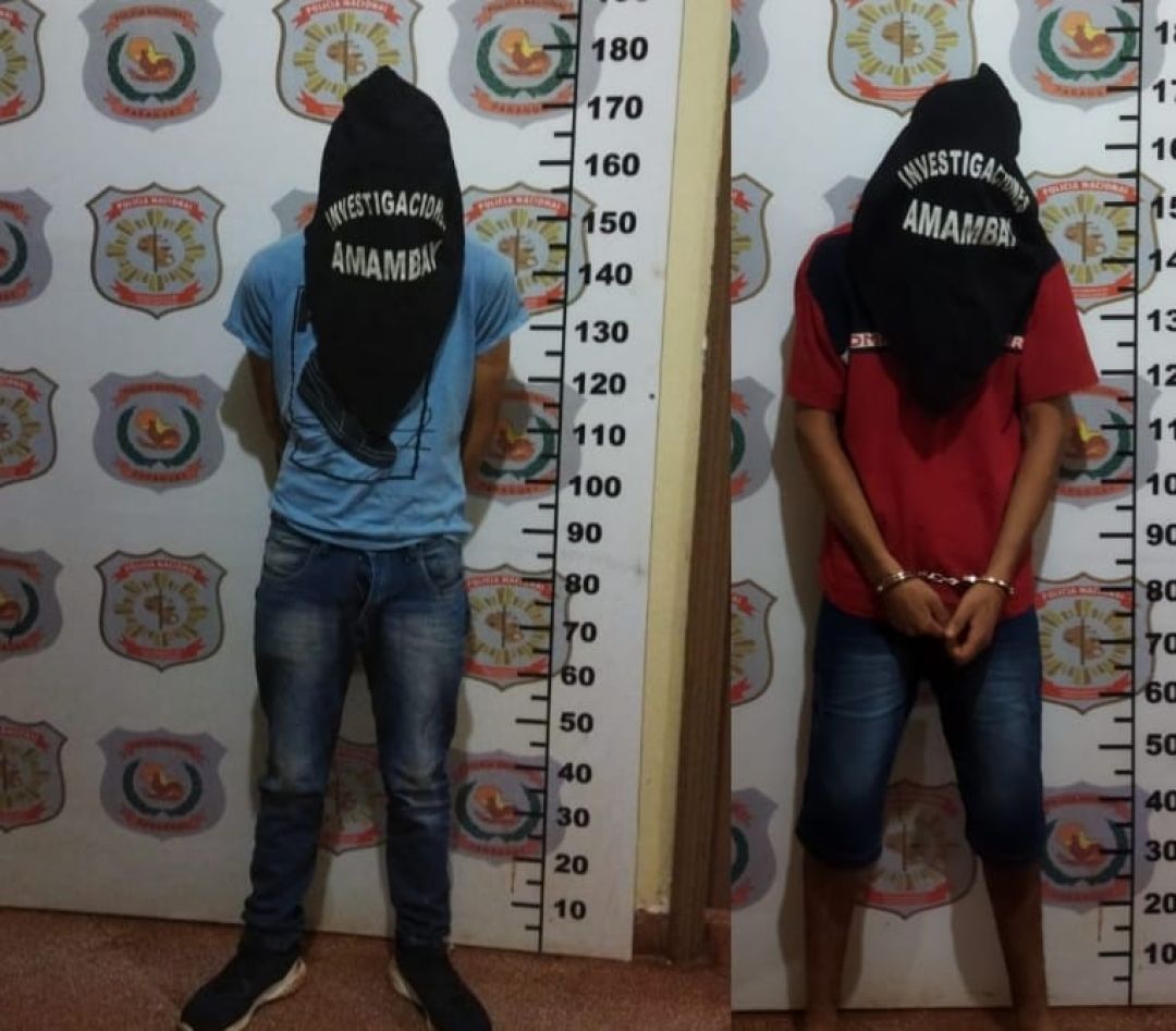 Robaron moto en Punta Porã y fueron detenidos
