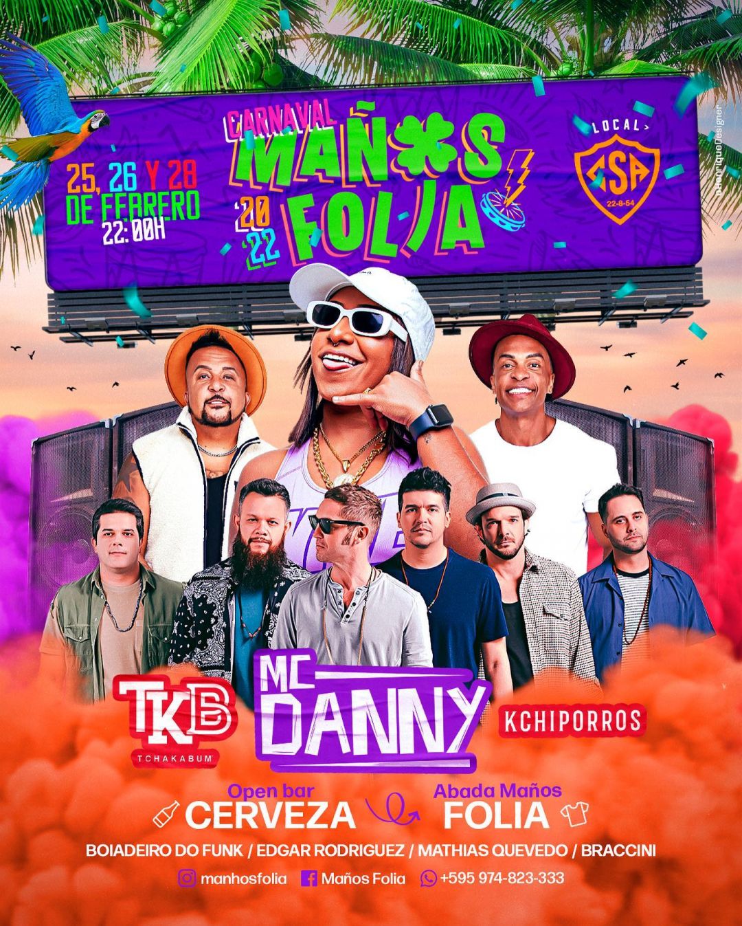 Maños Folia, el mejor carnaval del país, se alista para teñir de fiesta a PJC