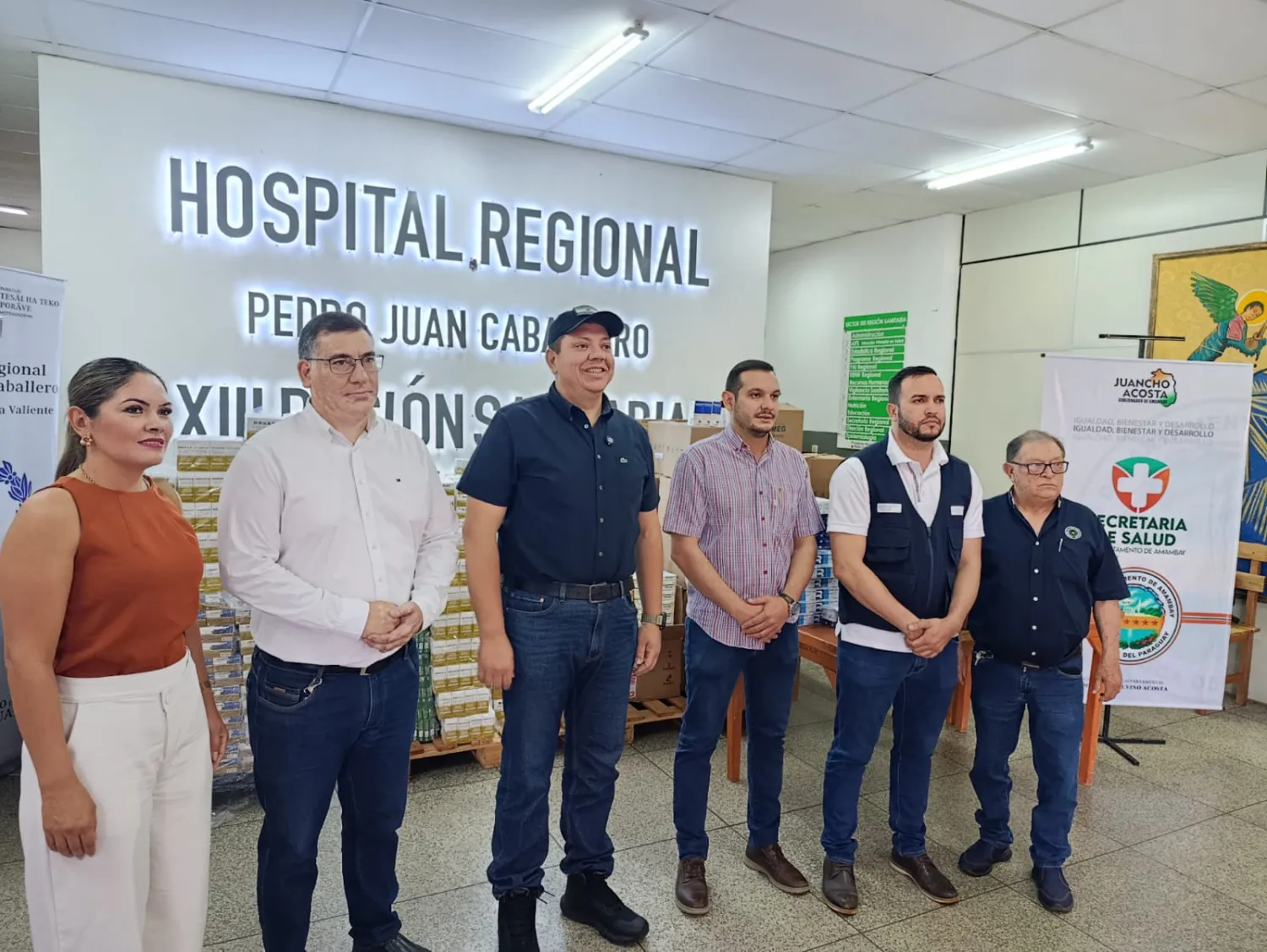 Gobernación dona un importante lote de medicamentos al Hospital Regional y la XIII Región Sanitaria