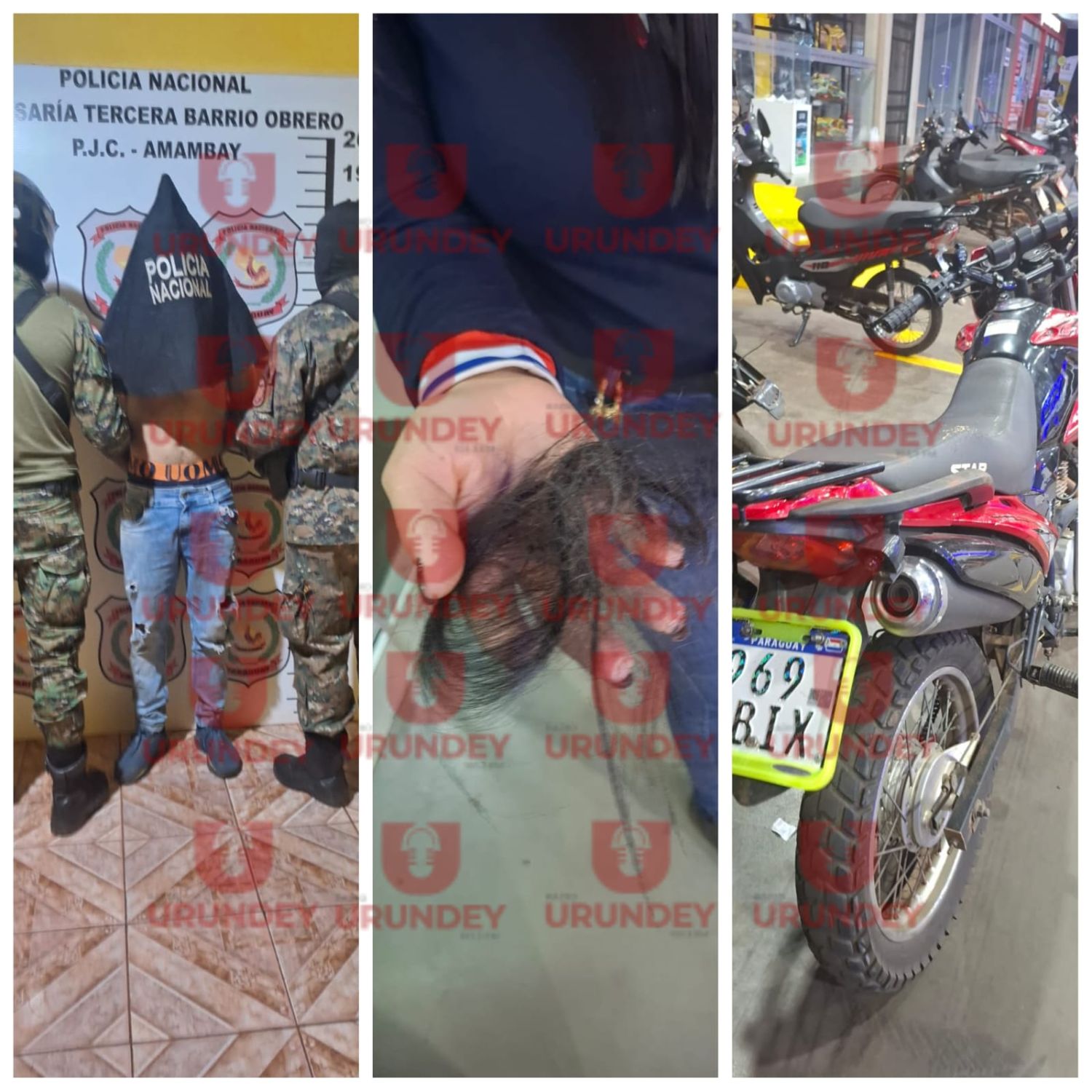 PJC: Joven agrede a su pareja y le arranca parte del cabello antes de ser detenido