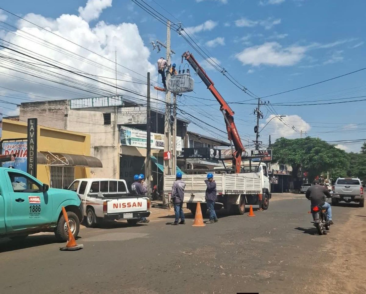 ANDE anuncia cortes programados para cambios de conductores en Pedro Juan Caballero