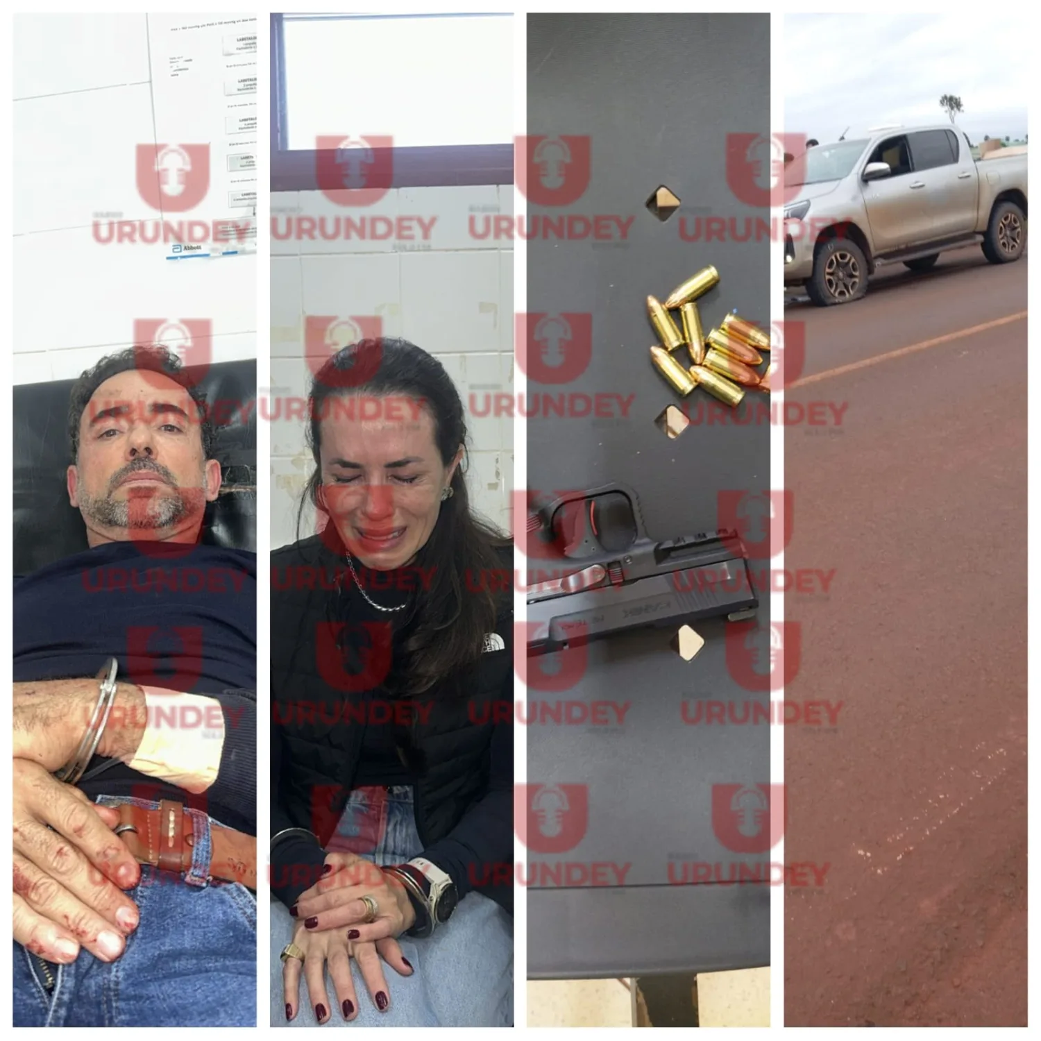Pareja brasileña atropella a manifestantes y se enfrenta a tiros con la Policía en Capitán Bado