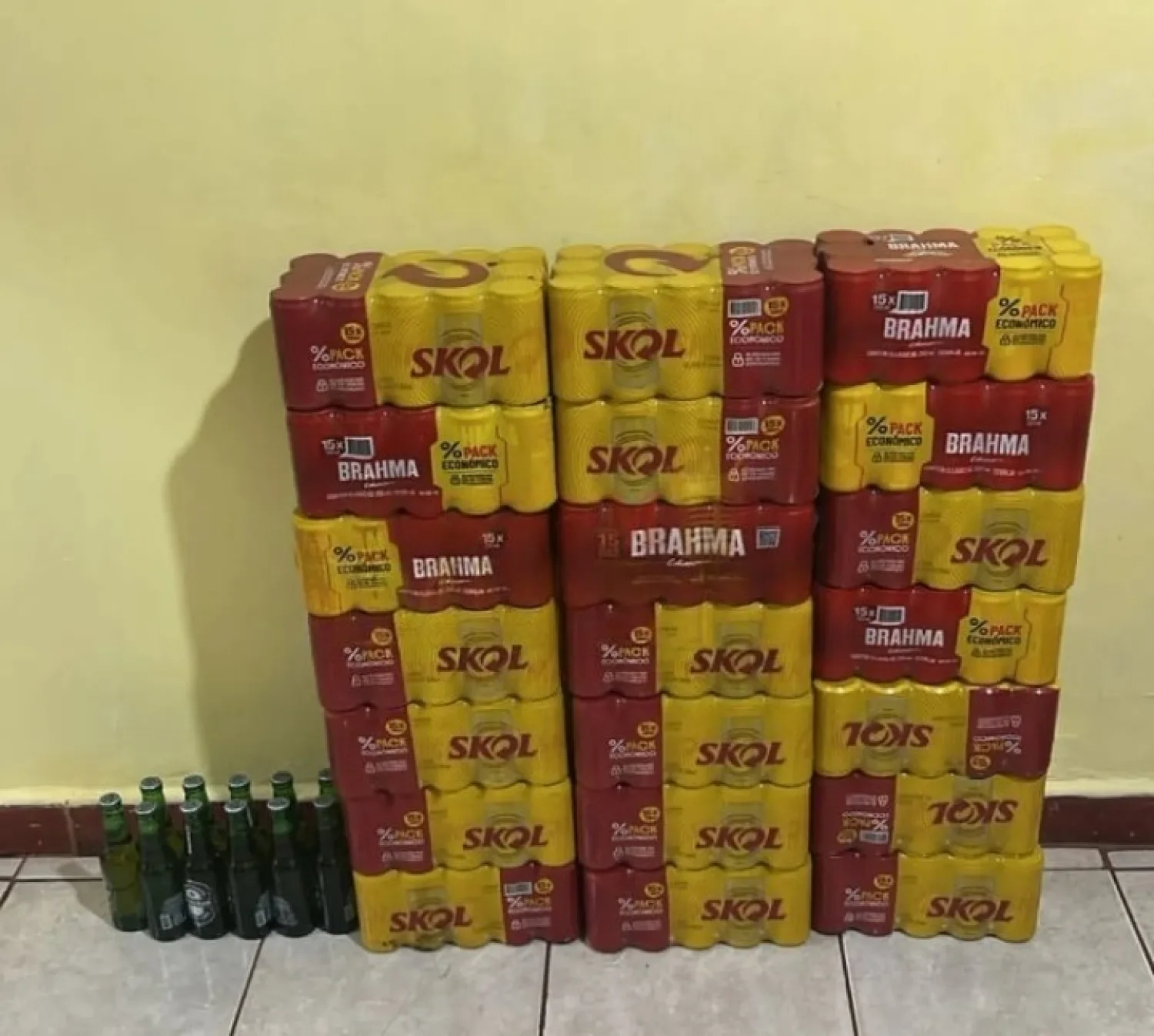 PJC: Incautan bebidas alcohólicas en las inmediaciones del estadio Río Parapití