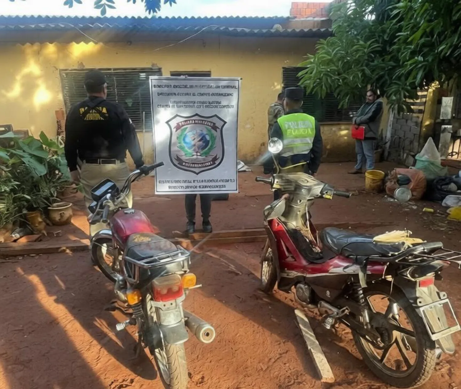 Incautan motocicletas de dudosa procedencia tras allanamiento en Pedro Juan Caballero