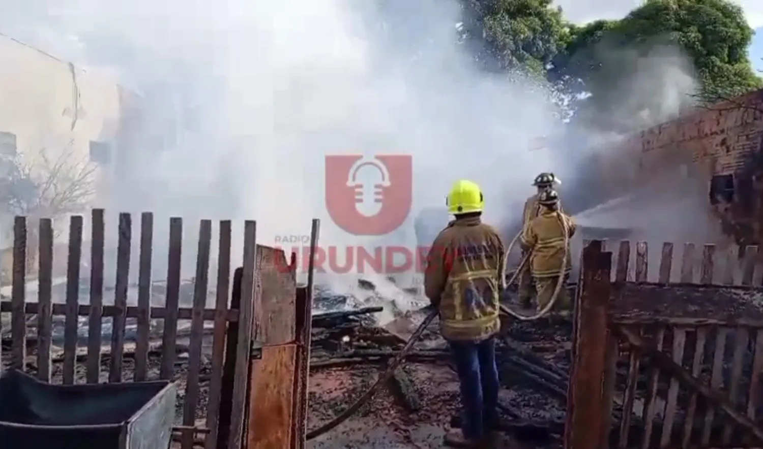 Anciana se salva de milagro tras el incendio total de su vivienda en Pedro Juan Caballero