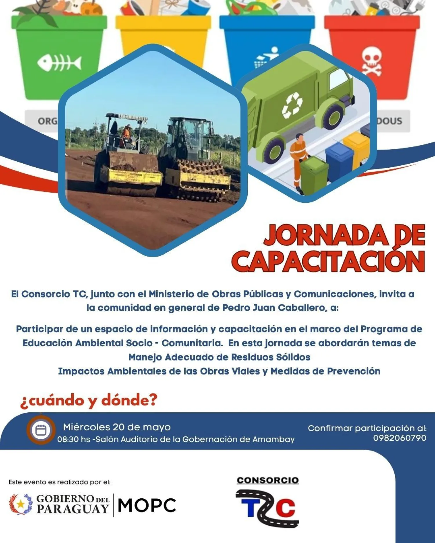 Anuncian jornada de capacitación sobre educación ambiental en Pedro Juan Caballero