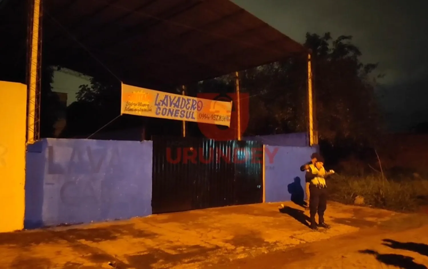 Atacan a balazos un lavadero y dejan una amenaza escrita en Pedro Juan Caballero