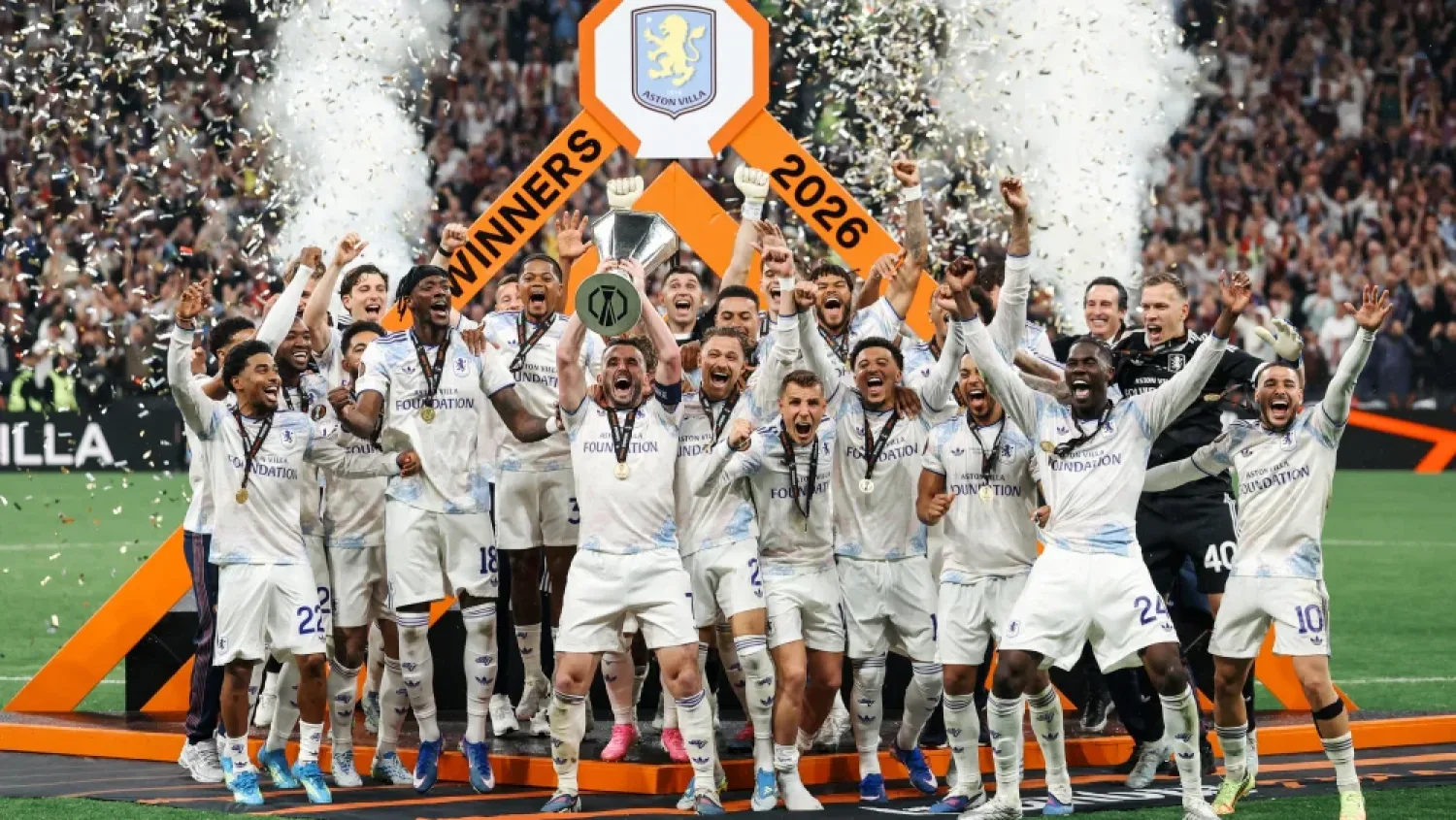 Un contundente Aston Villa grita campeón en la Europa League