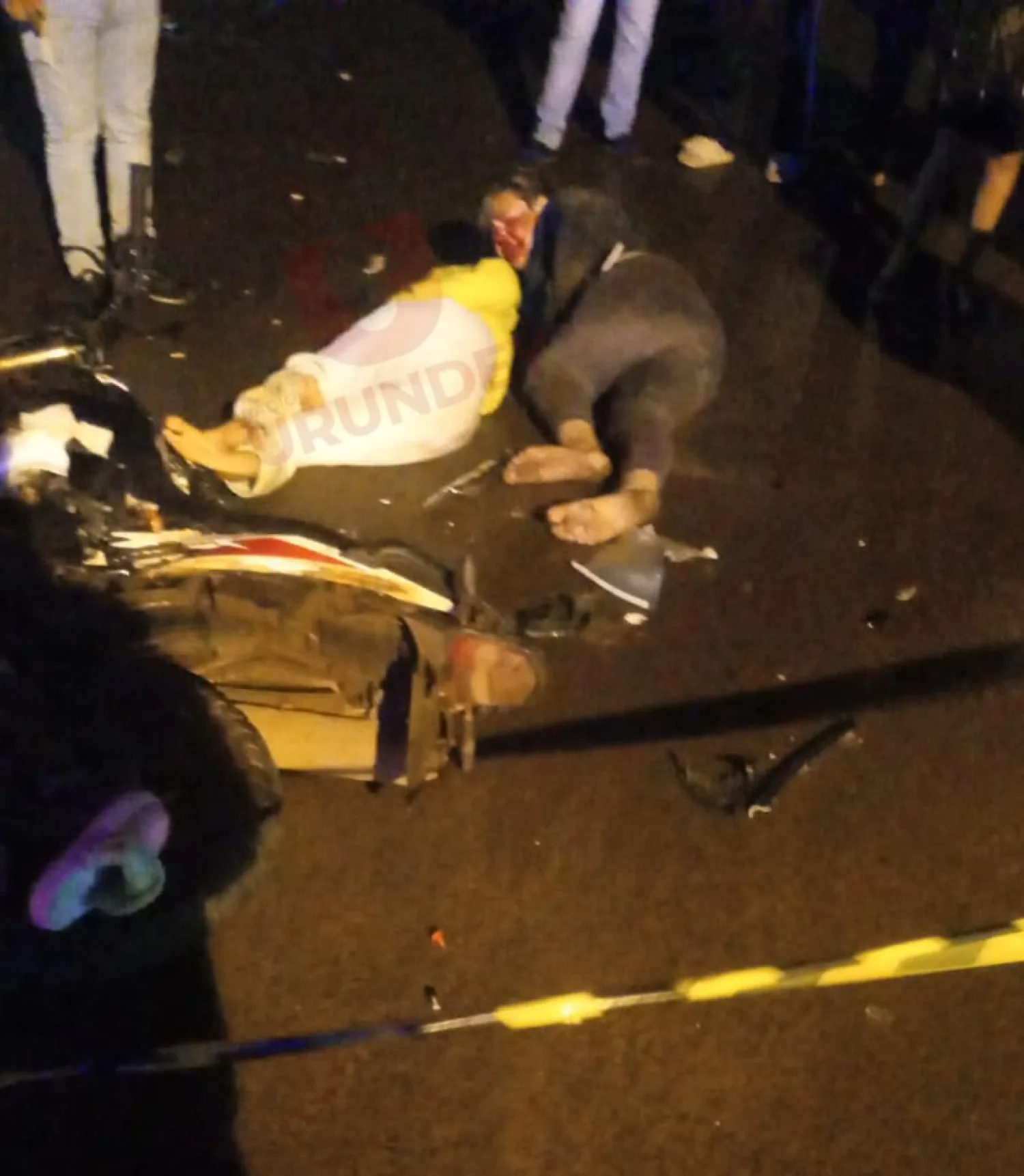 Un choque entre camioneta y moto deja dos hermanos lesionados en Pedro Juan Caballero