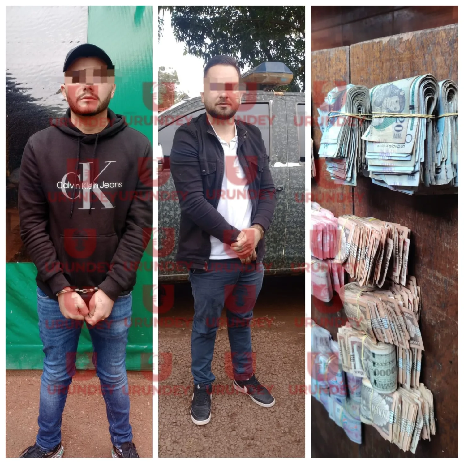 Detienen a dos hombres e incautan sumas millonarias de dudosa procedencia en PJC