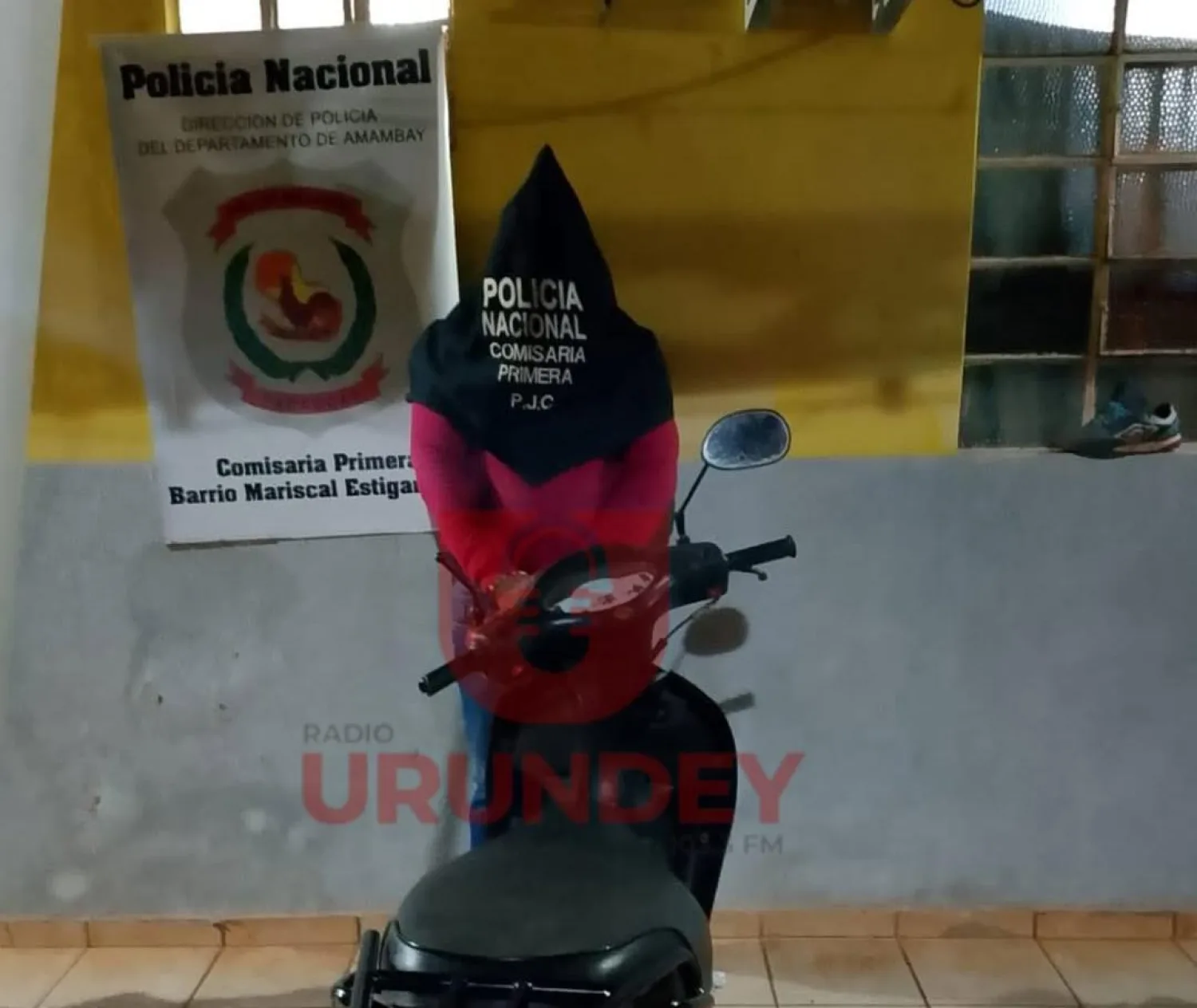 PJC: Detienen a un hombre tras intentar hurtar una motocicleta del Hospital Regional