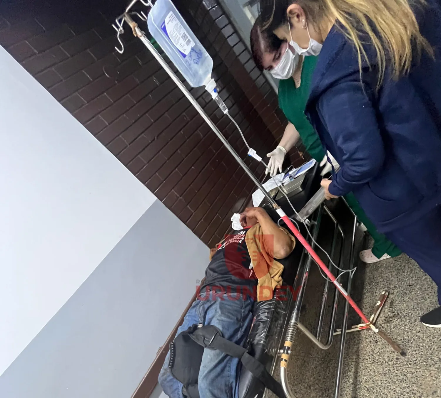 Un motociclista sufre heridas al caer de su biciclo en Pedro Juan Caballero