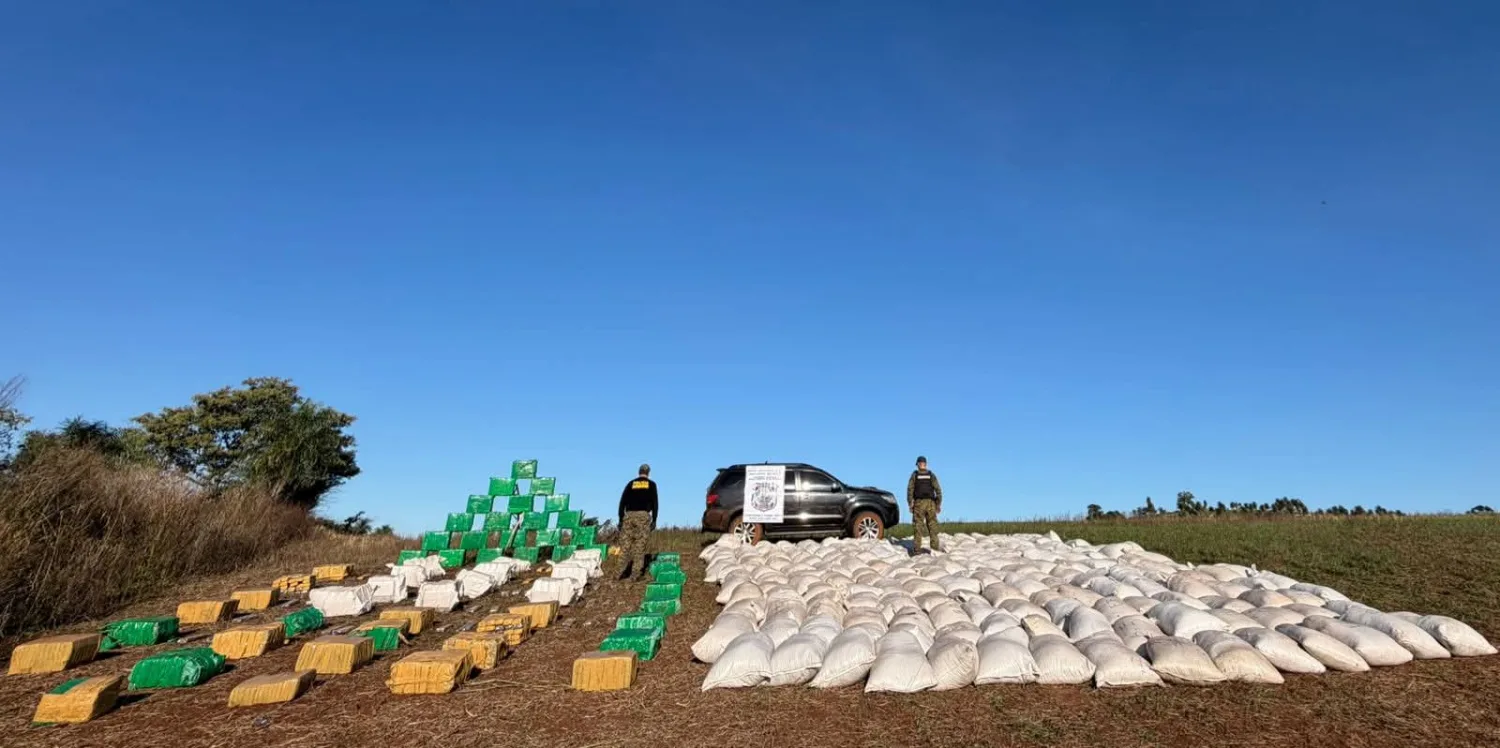 Destruyen campamento con más de seis toneladas de marihuana en Pedro Juan Caballero