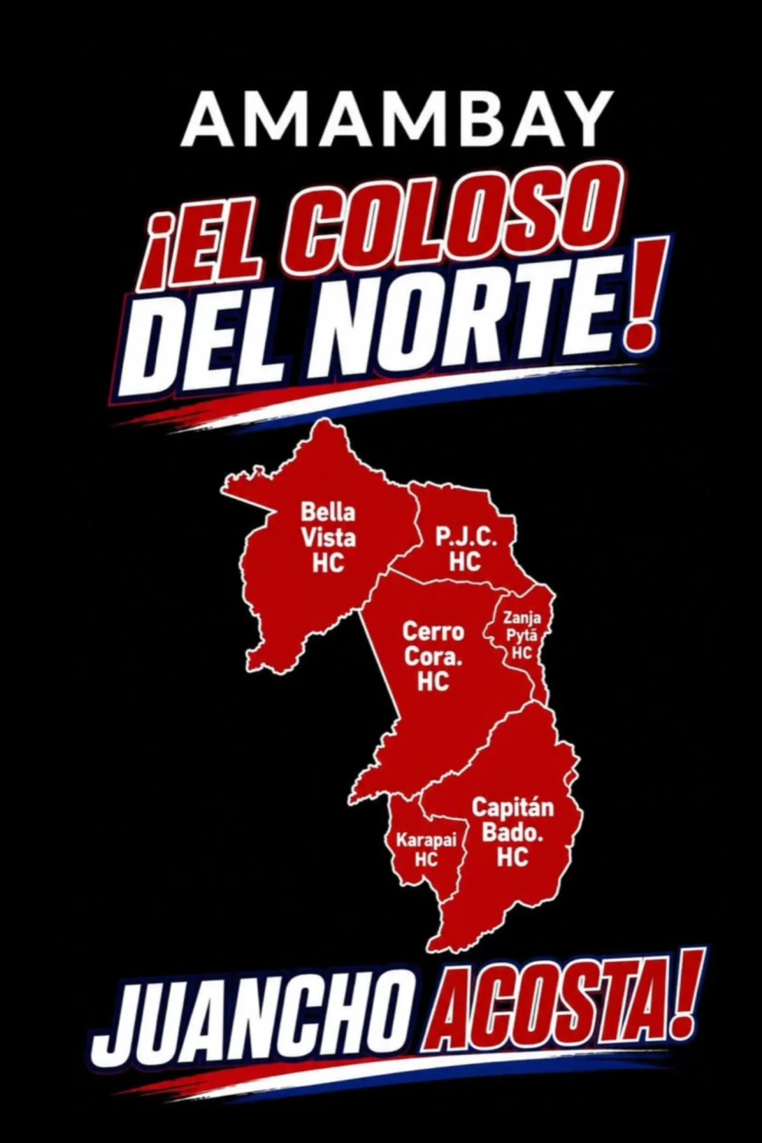 Gobernador Juancho Acosta afianza el poder de Honor Colorado en Amambay
