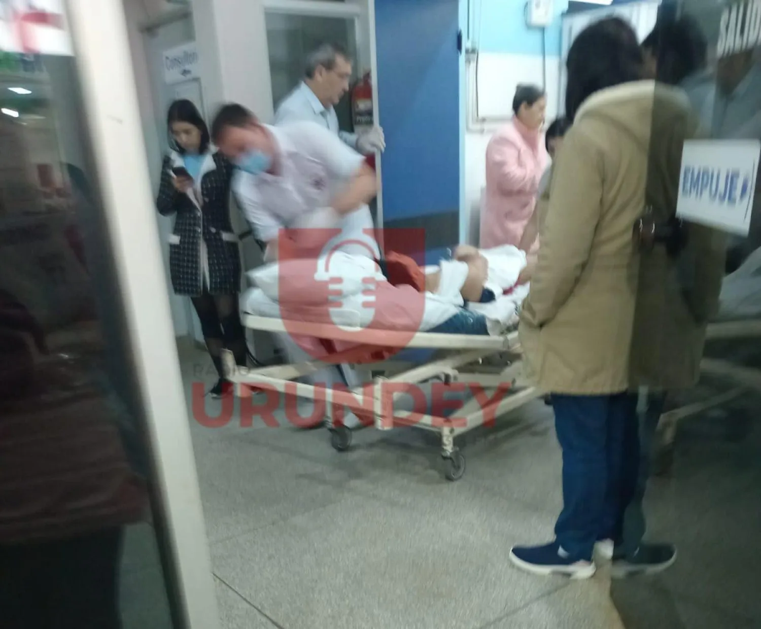 Un supuesto delincuente es herido de bala en Ponta Porã y auxiliado a una clínica privada en PJC