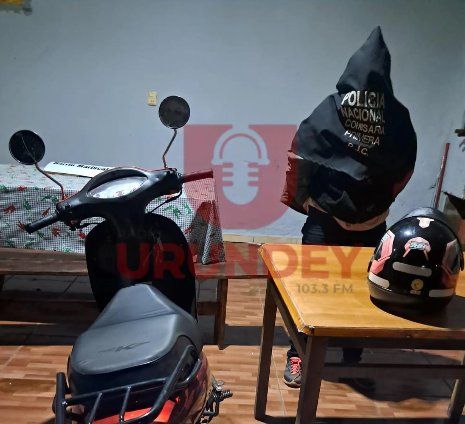 Detienen a una mujer tras hurtar un casco y huir de la Policía en Pedro Juan Caballero