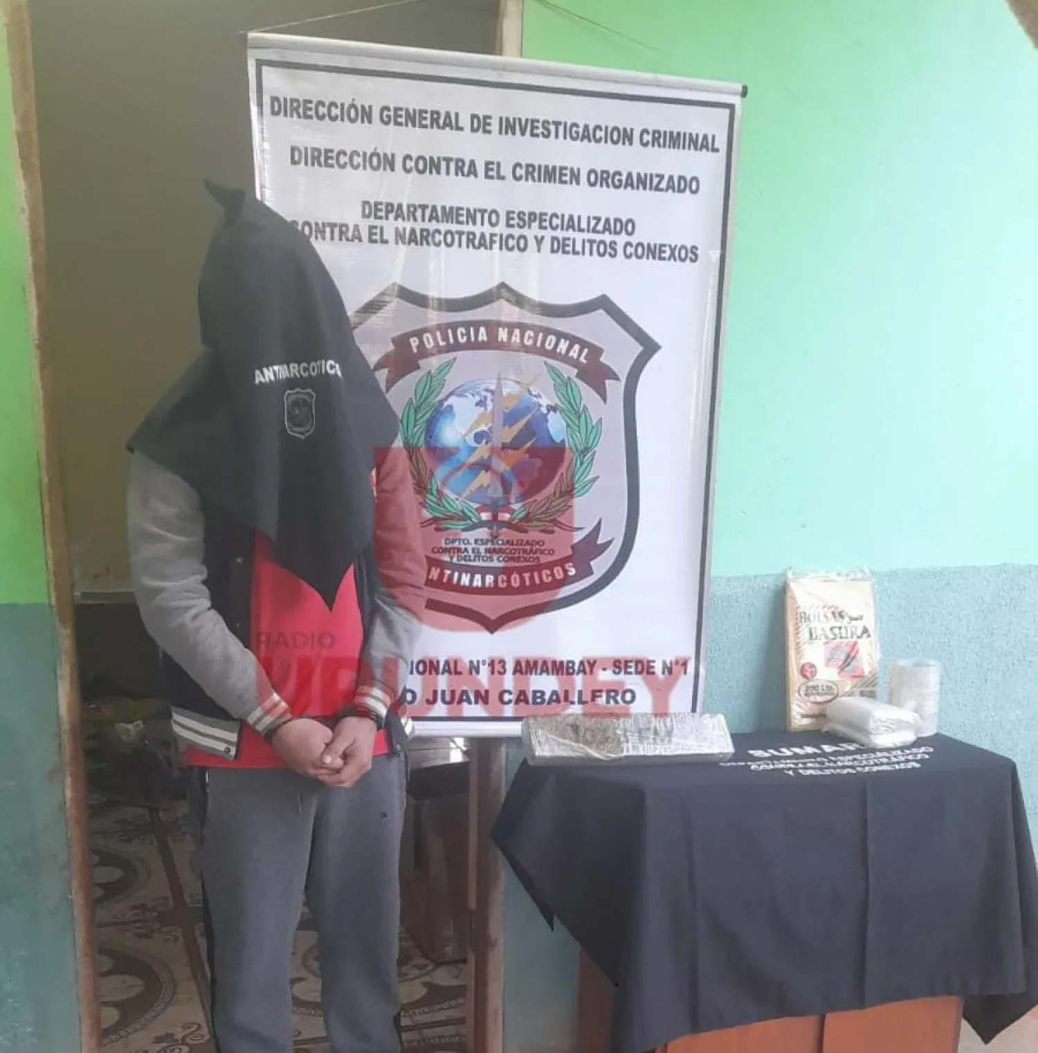 PJC: Joven detenido en allanamiento ofrecía panes de marihuana en redes sociales