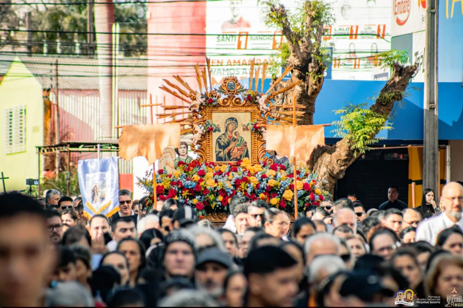 Pedro Juan Caballero honra a Nuestra Señora del Perpetuo Socorro en su fiesta patronal
