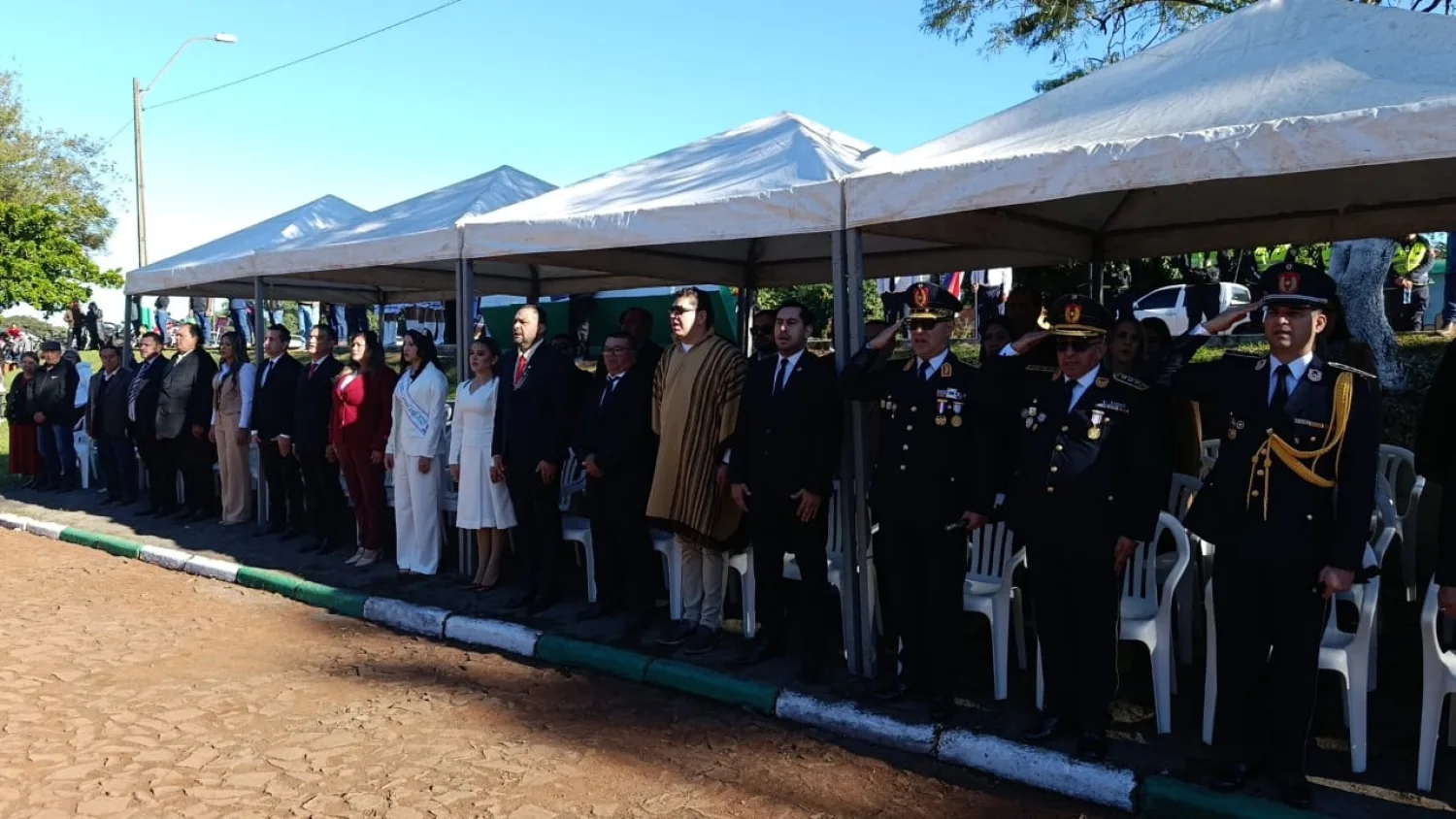 Celebran sexto aniversario de distritación de Cerro Corá con un emotivo desfile