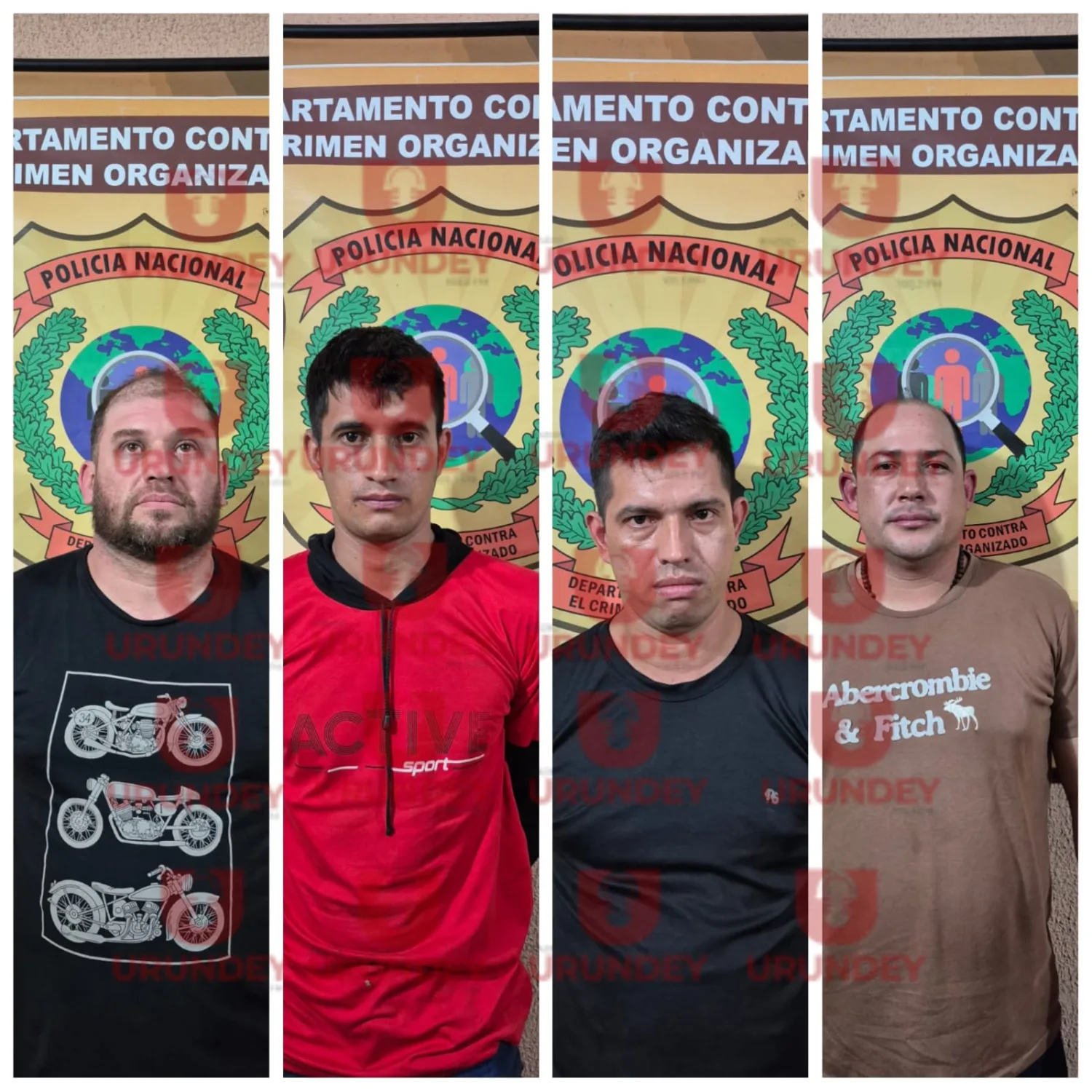 Aprehenden a cuatro hombres con armas tras una persecución en la Ruta PY05 en PJC