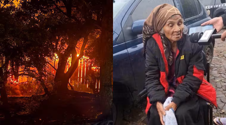 Incendian vivienda de “abuelita narco” en Hernandarias