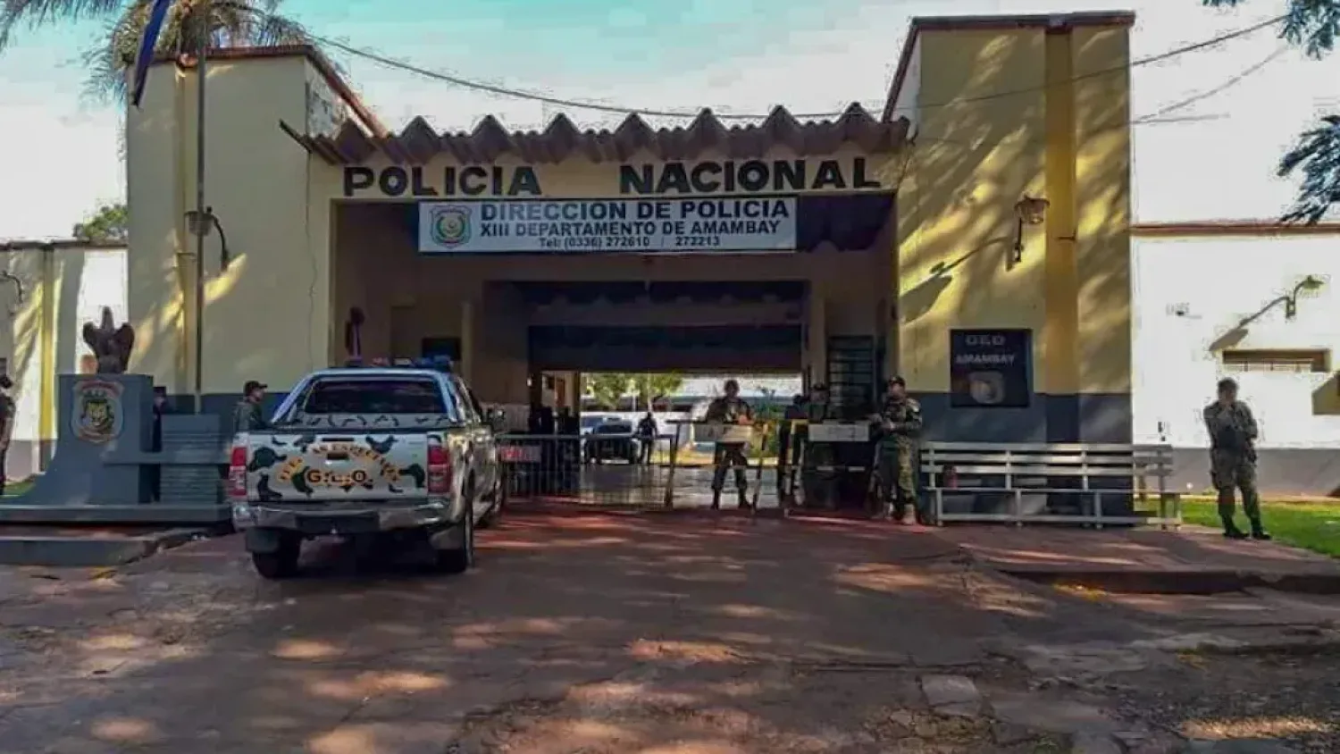Informe policial de fecha 03-08-2026 en el departamento de Amambay