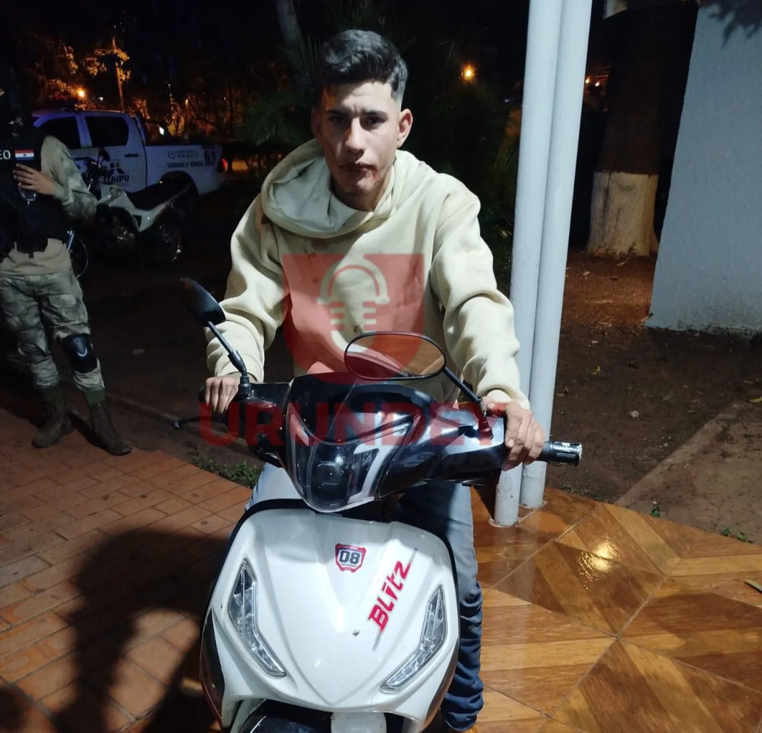 Grupo Puma atrapa a un joven y recupera una moto hurtada en Pedro Juan Caballero