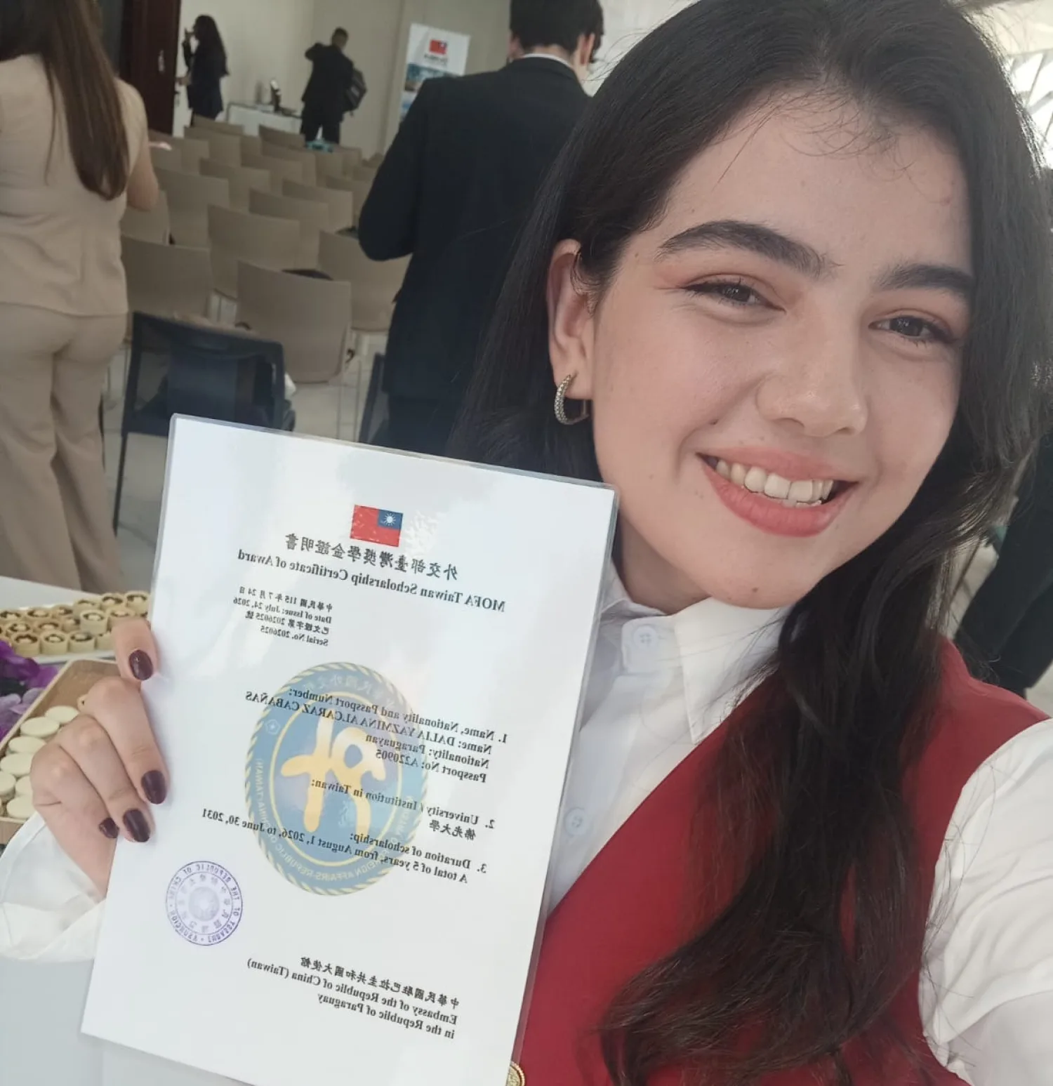 Joven pedrojuanina logra una beca universitaria para estudiar Ingeniería Civil en Taiwán