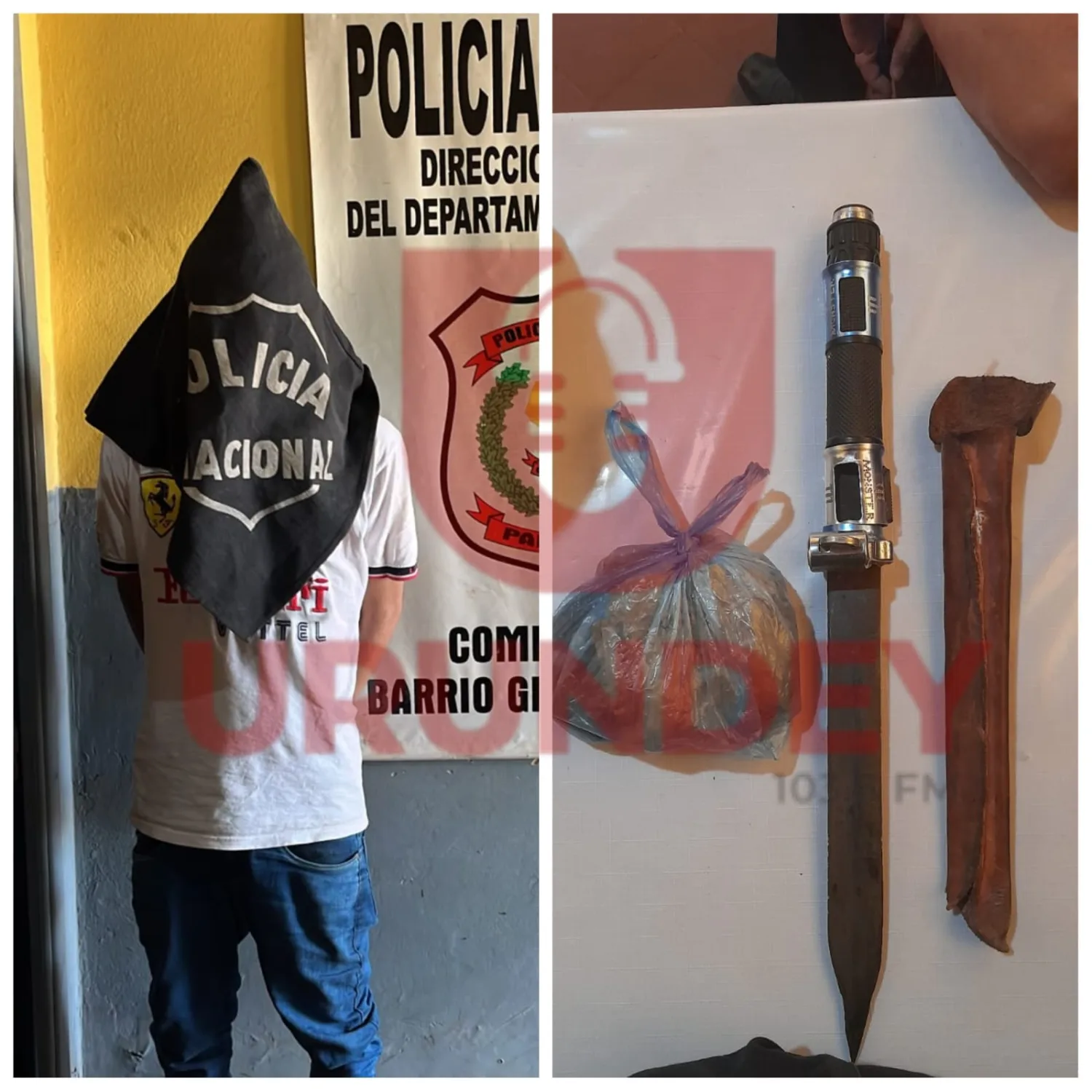 Cae un joven buscado por la Justicia tras llevar marihuana oculta en Pedro Juan Caballero