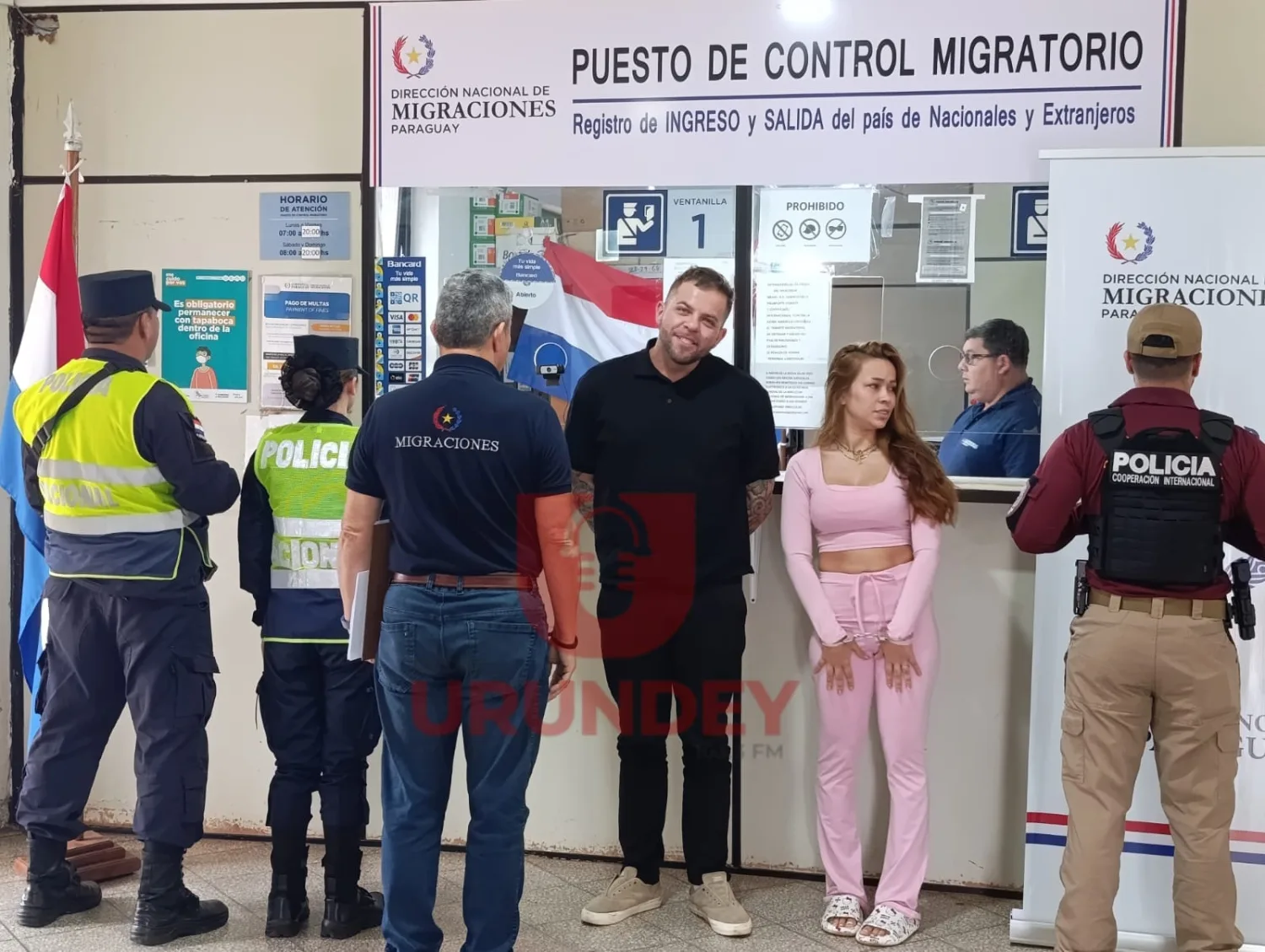 Expulsan de Pedro Juan Caballero a presunto líder del PGC y a su pareja