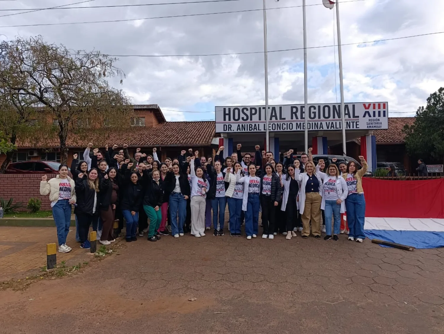 Médicos del Hospital de Pedro Juan Caballero se adhieren a la huelga nacional
