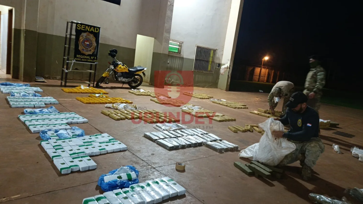 SENAD incauta cargamento de marihuana y detiene a un adolescente en Capitán Bado