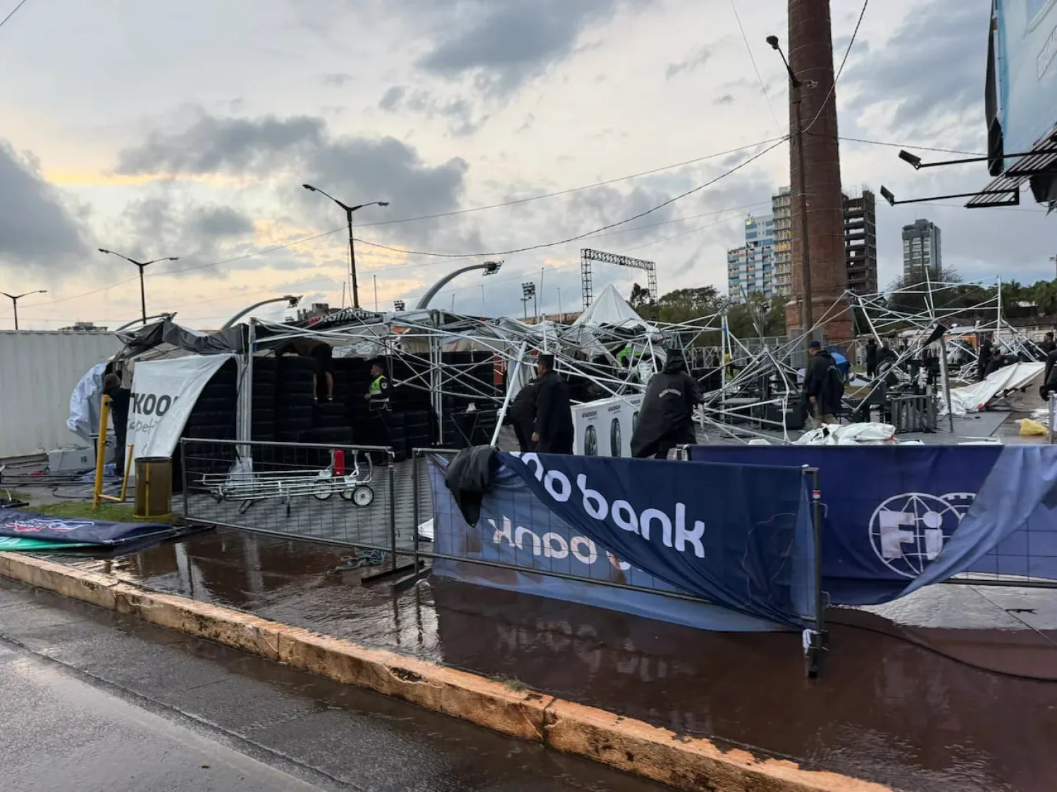 Fuerte temporal afectó a Encarnación con granizadas y destrozos