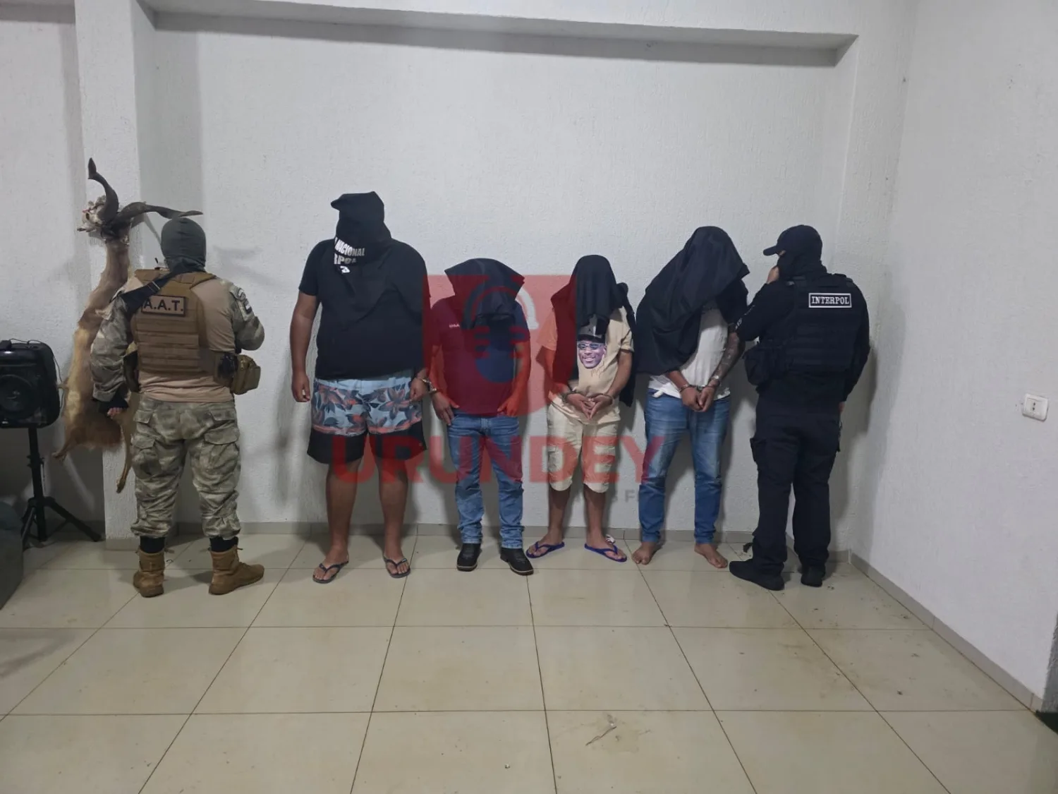 Policía y Fiscalía confirmaron la detención de cuatro brasileros tras allanamiento en Pedro Juan