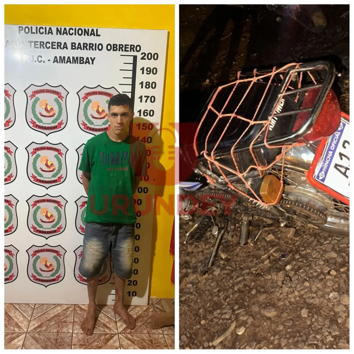 Persiguen y atrapan a un brasileño con moto indocumentada en Pedro Juan Caballero