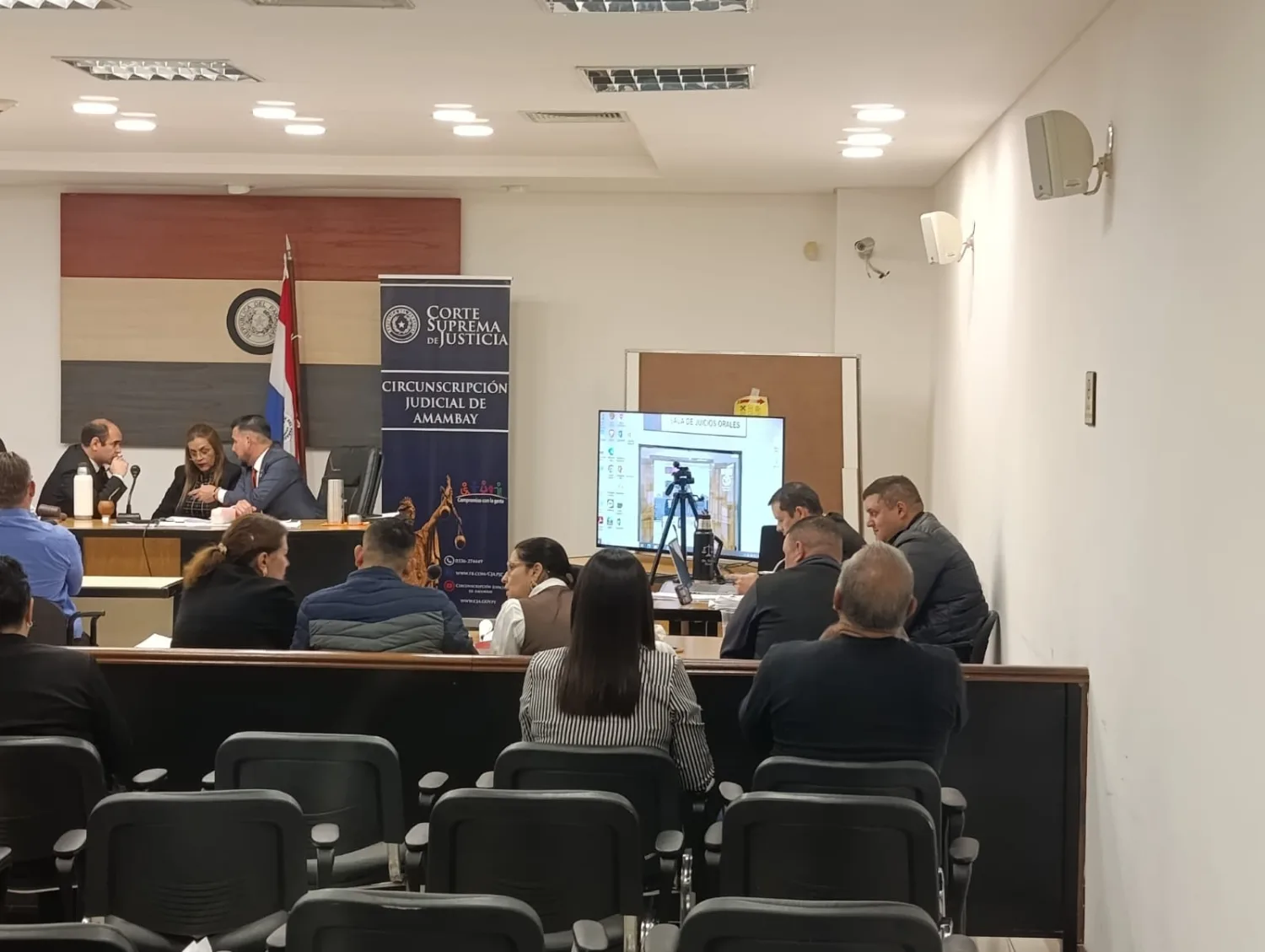 Víctima denunció coacción durante la reapertura de juicio a tres policías en Pedro Juan