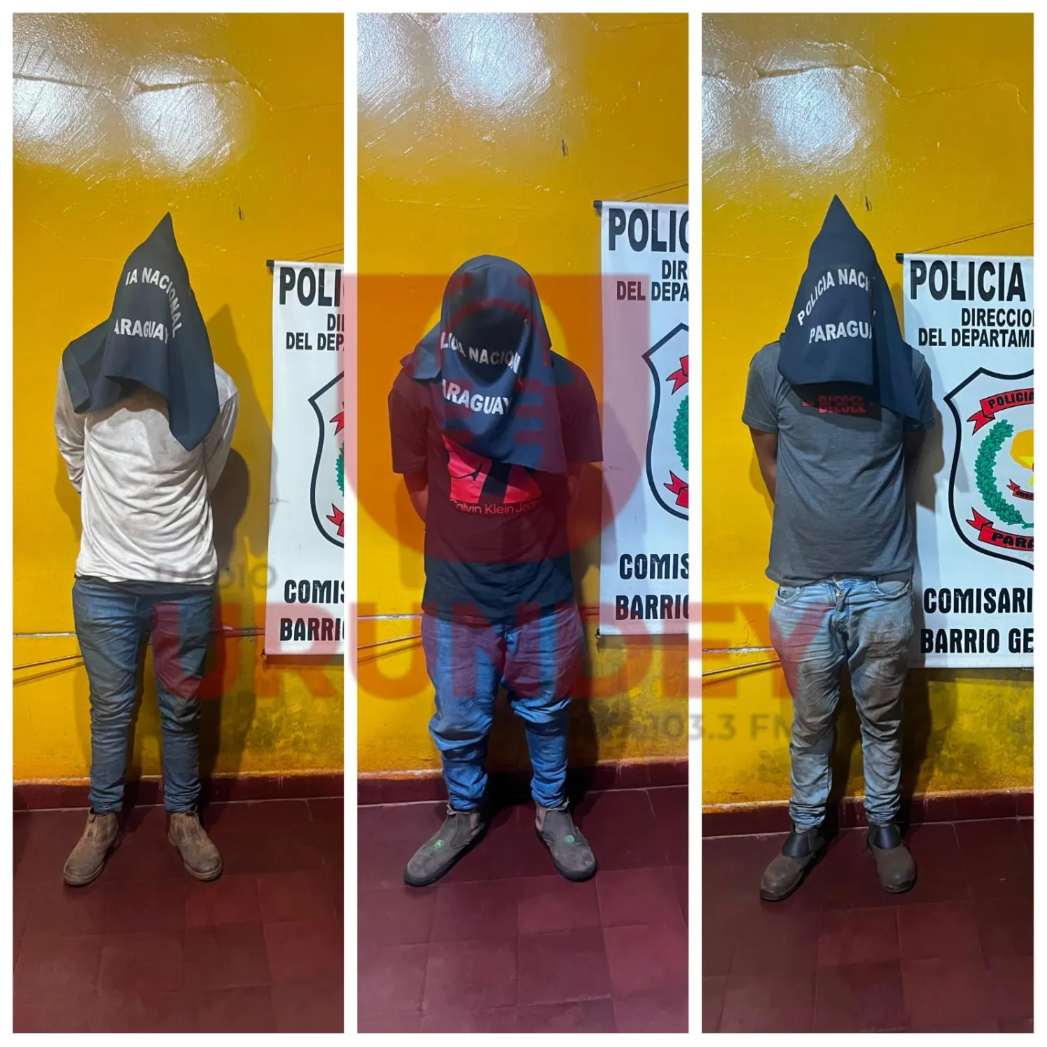 Tres aprehendidos por hurtar packs de cerveza de un comercio en Pedro Juan Caballero
